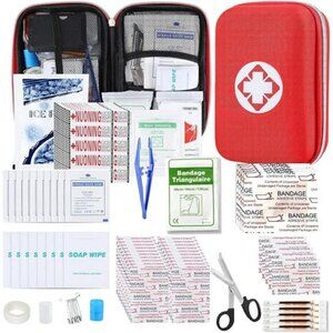 276PCS First Aid Kit Home Car Camping Hiking Emergency Supplies Small Compact